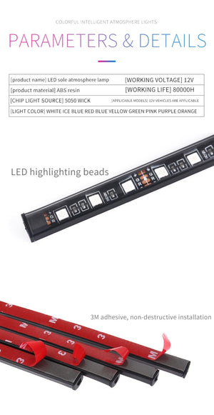 LED Interior Remote Glow Lights