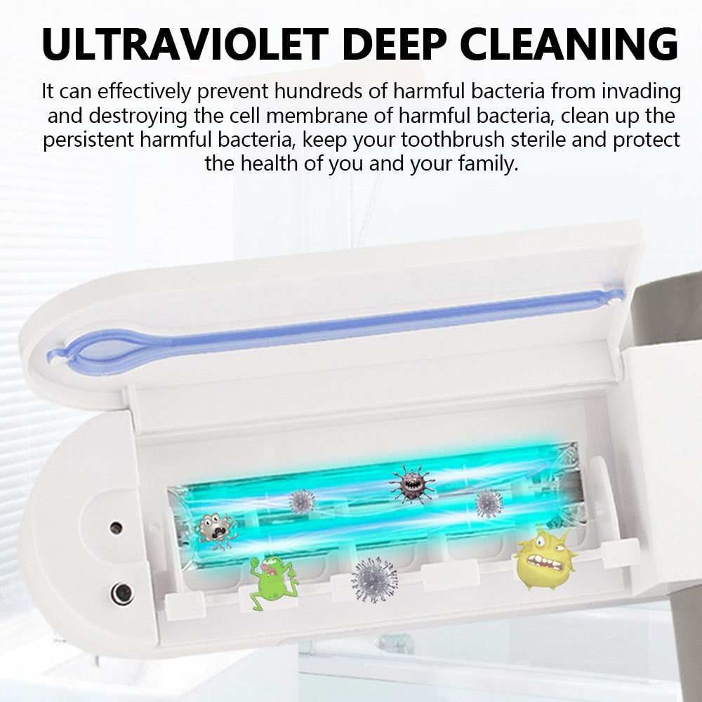 UV Toothbrush Sanitizer Holder